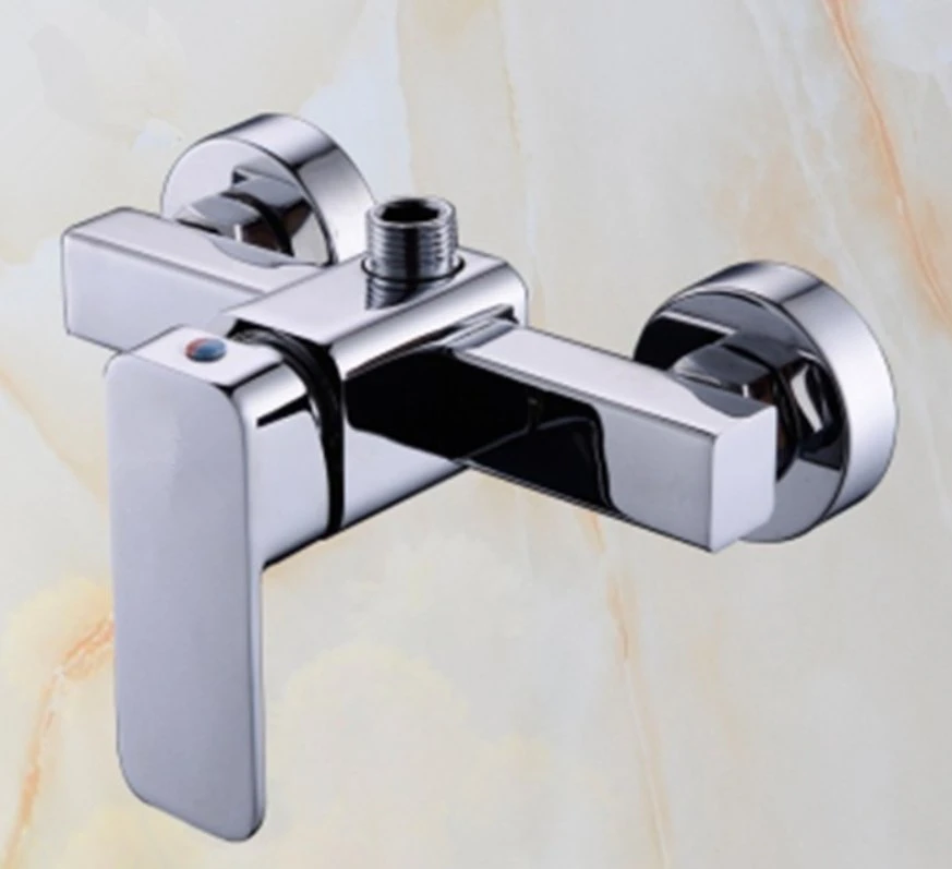 Hot and Cold Mixing Valve in Bathroom Wall Mounted Sanitary Ware Faucet