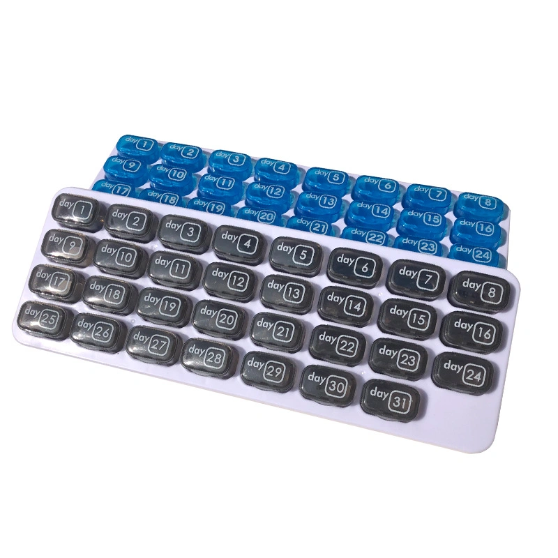 Hot sell Grid Small Tablet Pill Organizer Case Plastic 7 Days Weekly Pill Boxes