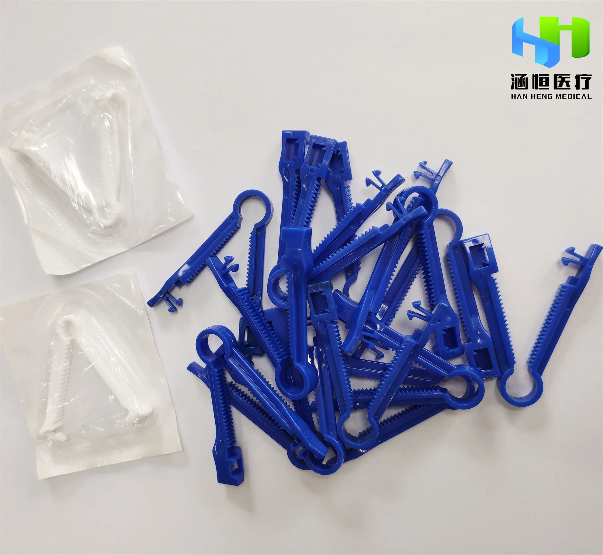 Medical Disposable Sterile Plastic Umbilical Cord Clamp with CE ISO