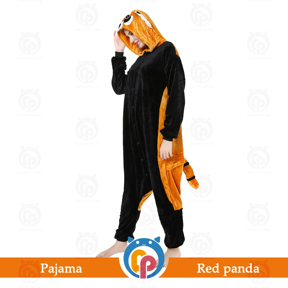 Red Panda Kigurumi Easter Halloween Party Animal Cosplay Costumes for Adult