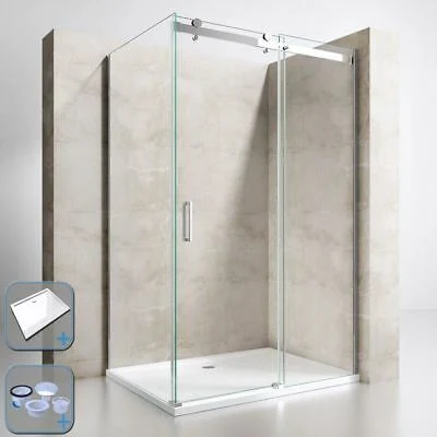 Shower Enclosure Frameless Tempered Glass Hot Selling Good Quality