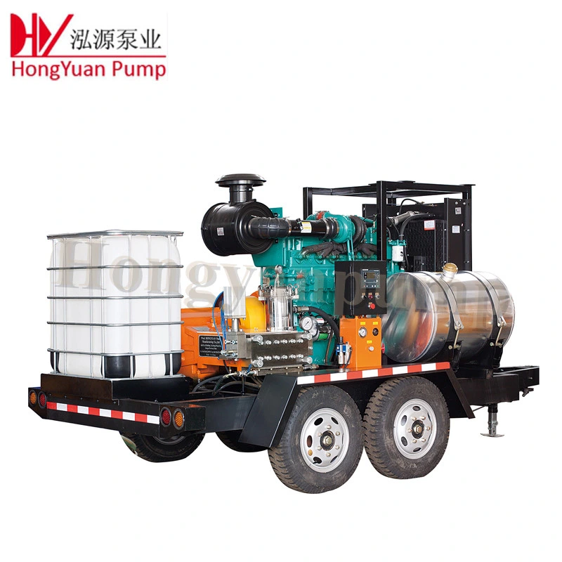 for Heater Exchanger Tube Cleaning High Pressure Three Piston Pump