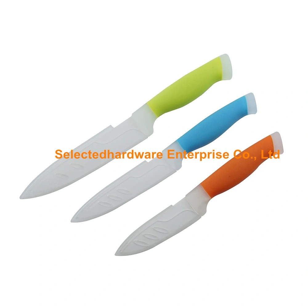 Cuchillo de Cerámica de 3PCS con un cuchillo fundas Juego de Cuchillos de cocina