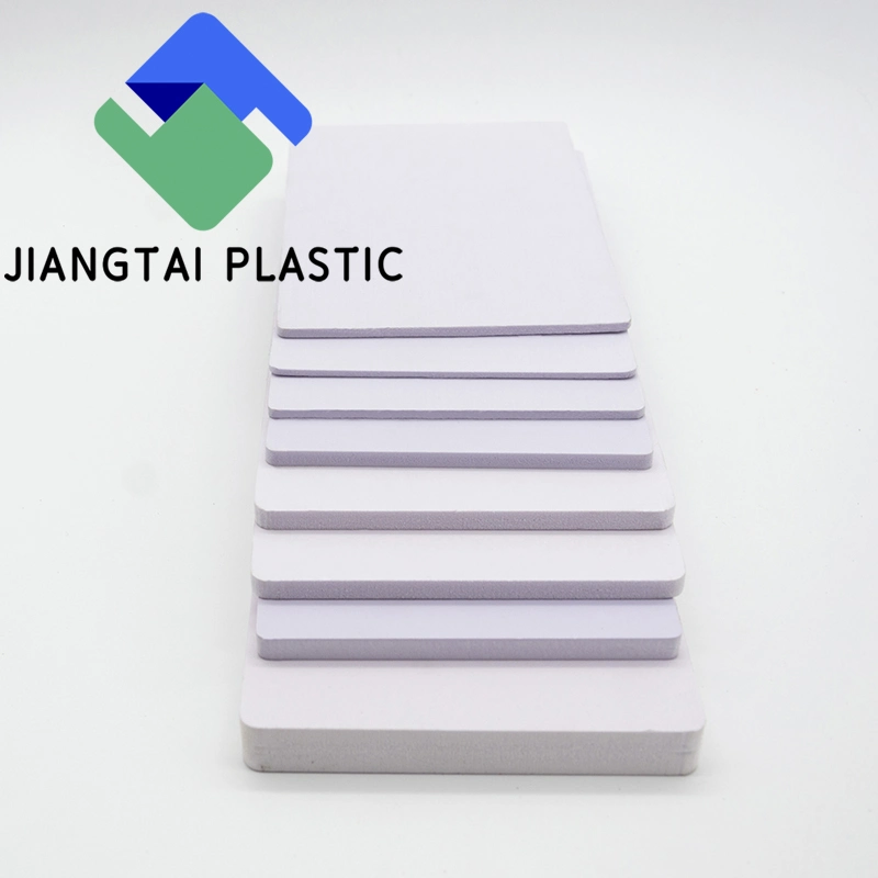 Jiangtai Plastic Foam Board Rigid PVC Celuka Board PVC Sheet for Bathroom Door