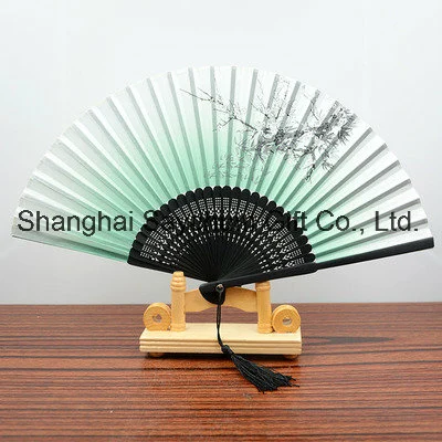 Customise Chinese Folding Bamboo Paper Hand Fan