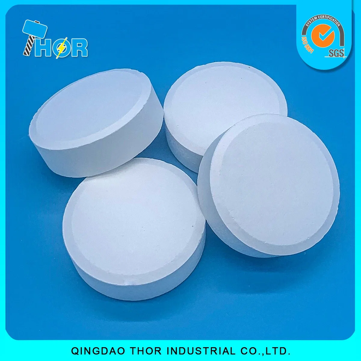 TCCA 90% Tablet High Efficiency Chlorine Trichloroisocyanuric Acid