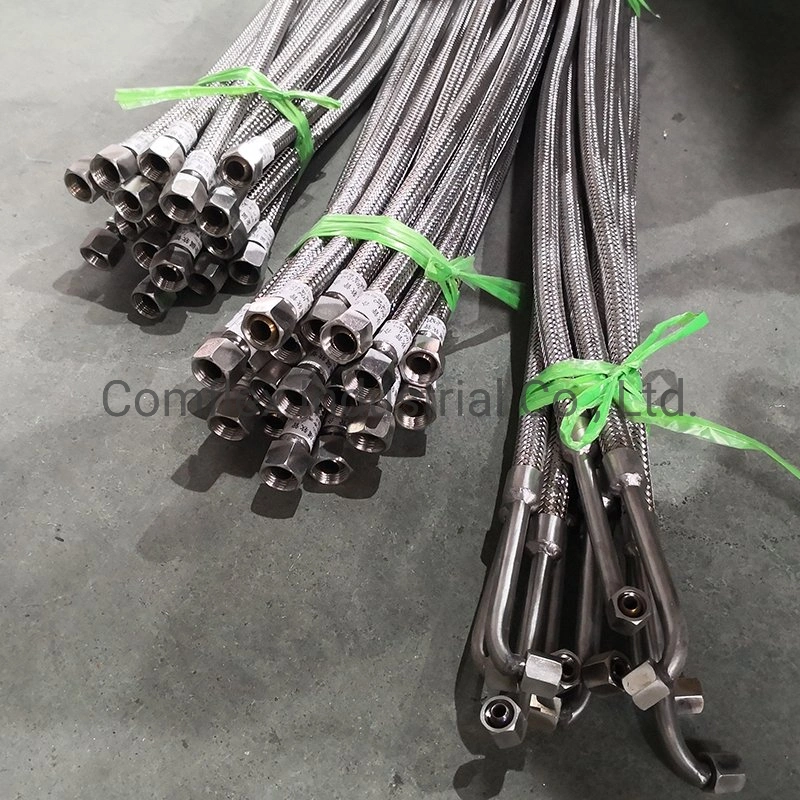 Factory Price Stainless Steel 304/316 Flexible Metal Hose with All Kinds of Fitting