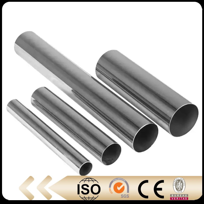 AISI ASTM A554 A312 A270 Ss 201 304 304L 309S 316 316L Mirror Polished Tube Square Round Seamless Welded Stainless Steel Pipe