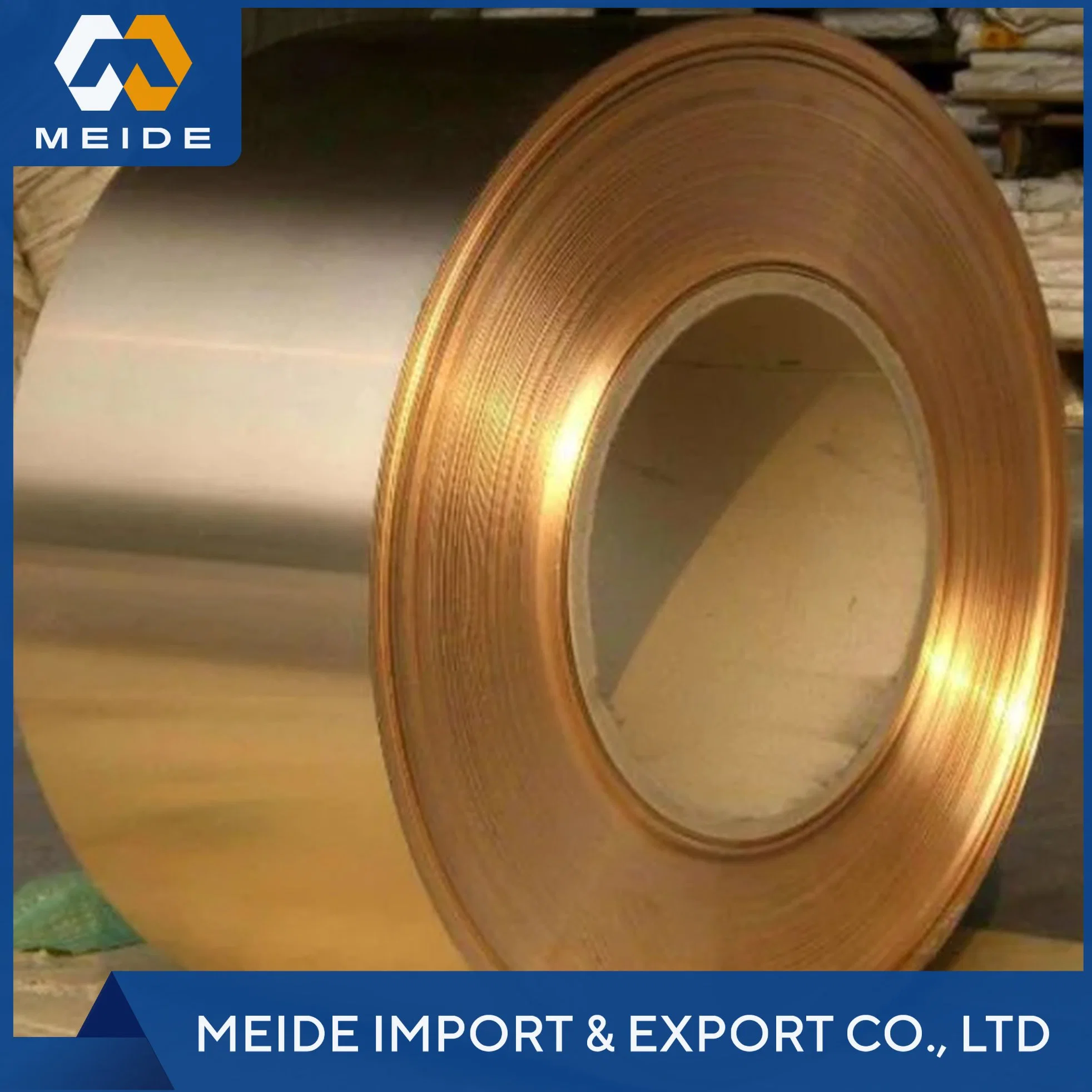 Conductive Copper Foil Strip C35300 C50100 C5010 C50500 C5050 C50700 C5071 C3531 Lead Brass Decorative Grounding Copper Coil Wire Foil