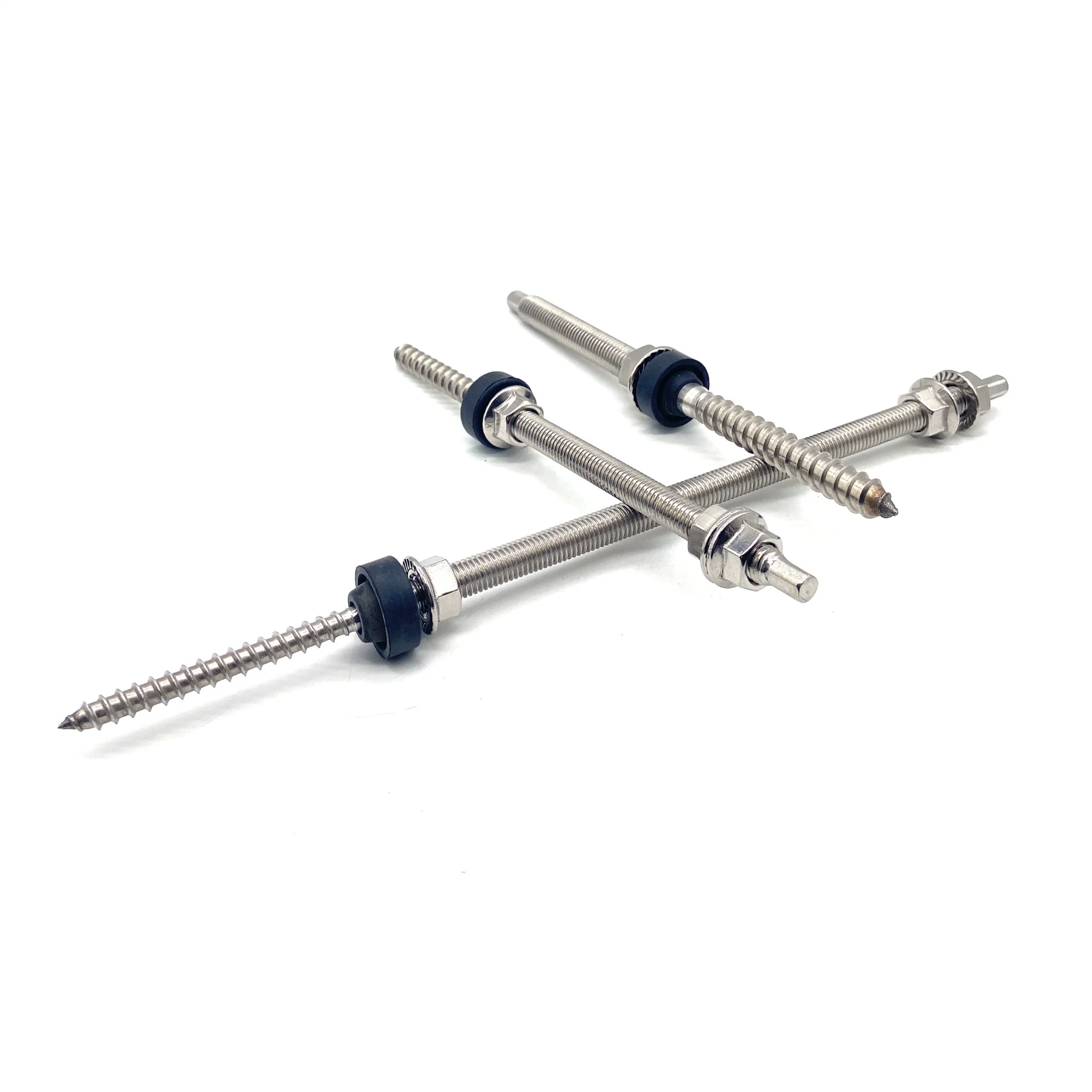 Stainless Steel 304 316 Hanger Bolts for Solar Mounting