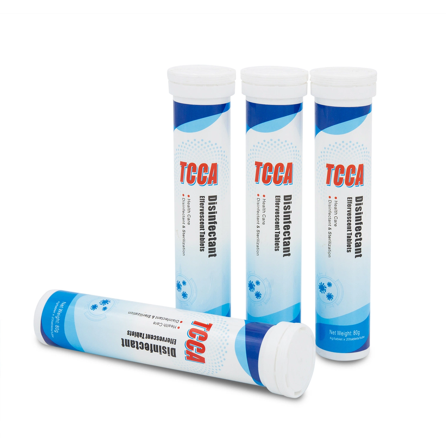 Effective in Killing Large Quantities of Bacteria TCCA Disinfectant Effervescent Tablets