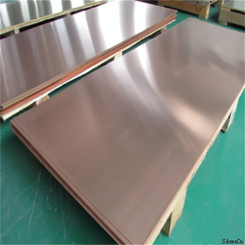 C11000 C12200 C26000 99.999% Copper Cathode Pure Copper Nickel Sheet Plate Brass Copper Plate Thickness Customized Bimetal Copper Sheet Forging Electrolytic