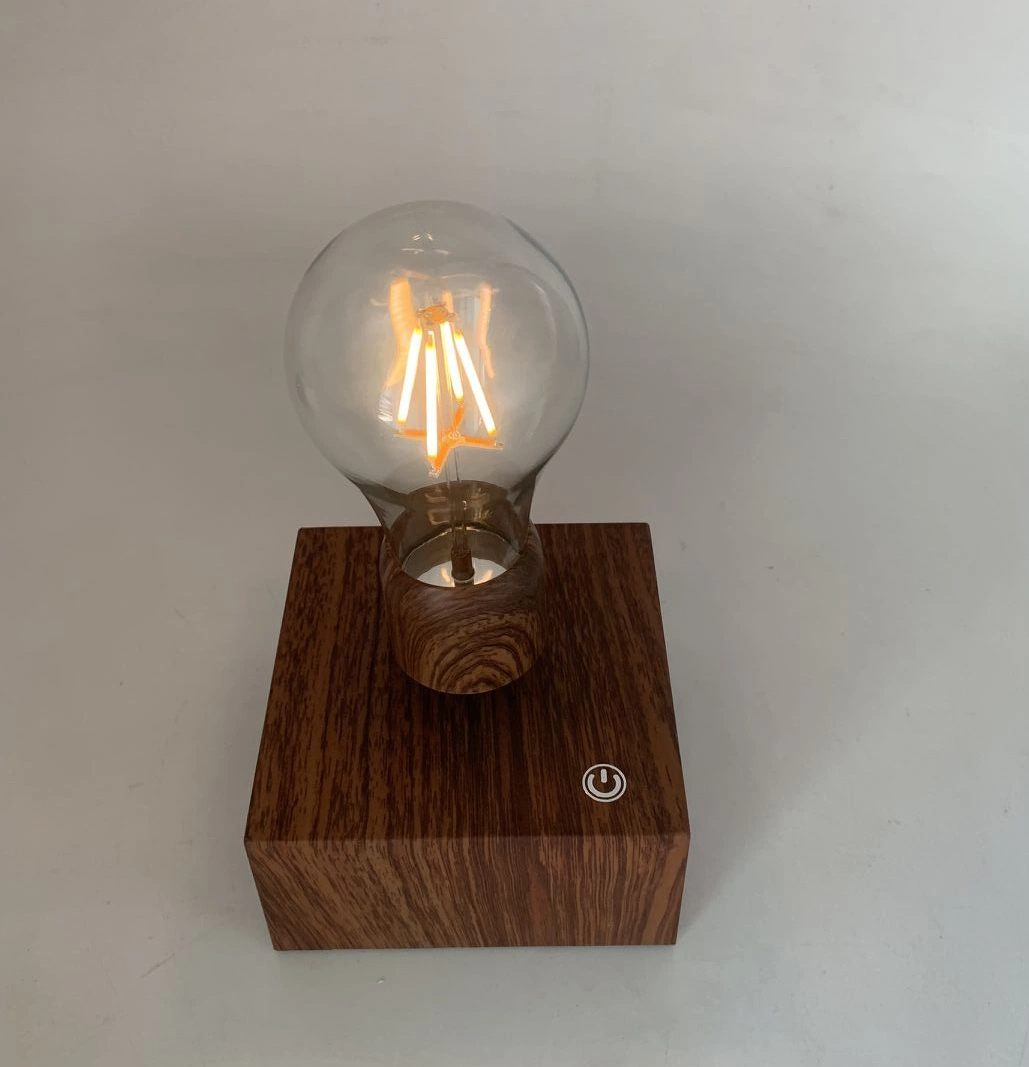 Ampoule sans fil à lampe à lampe à lampe à Levitation magnétique rechargeable rotative 360 Pour cadeau