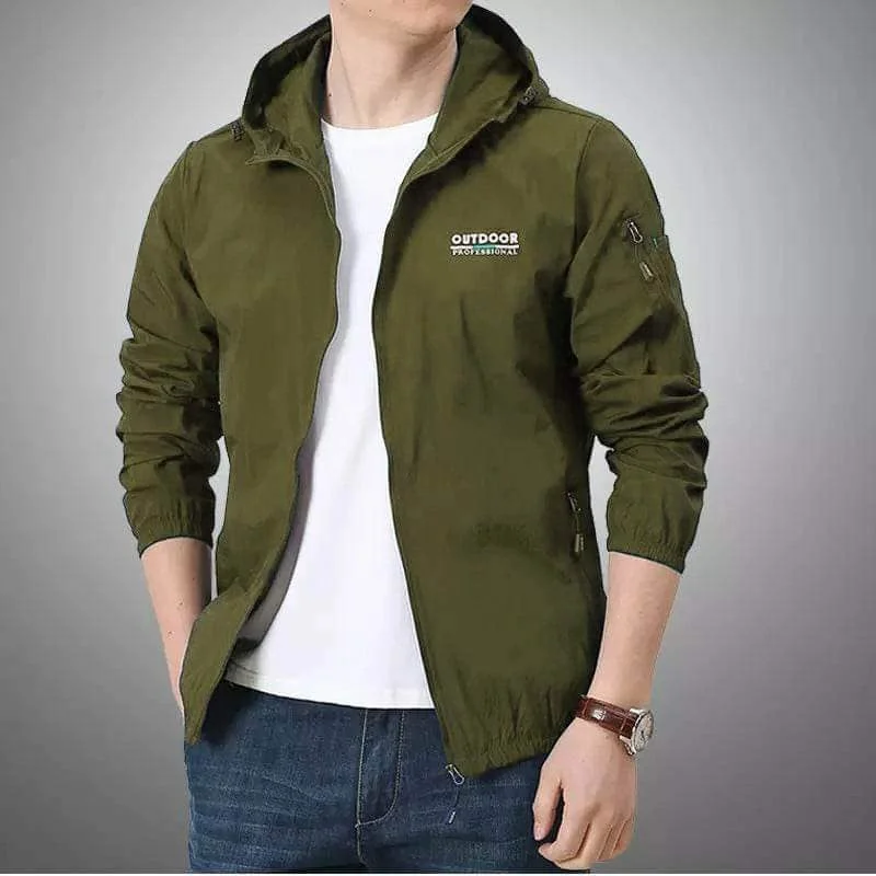 Chaqueta Tenniscourt Cool Windbreaker con logotipo para hombre′ S Outdoor