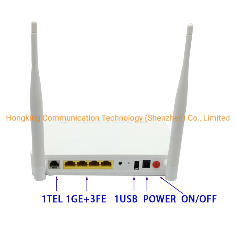 Gpon ONU Ont F660 V8.0 V8 FTTH WiFi 1ge 3fe USB VoIP USB Triple Play Service Optical Network Terminal