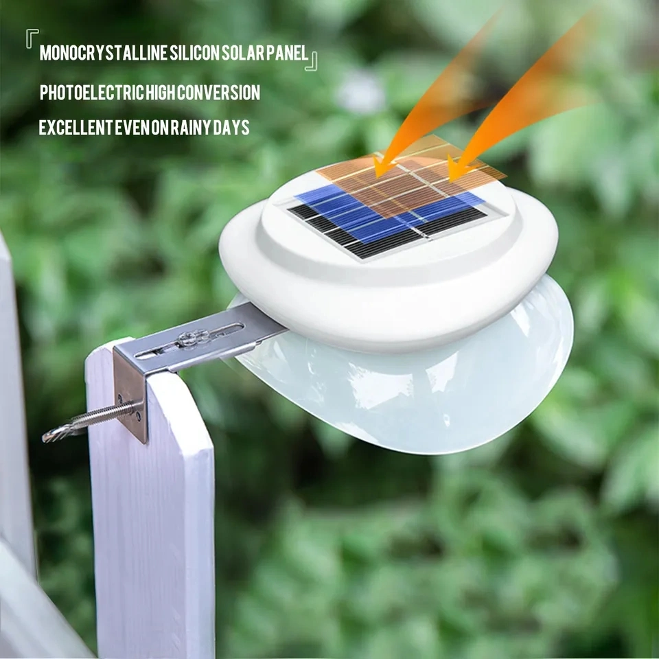 UFO Design Solar Light Outdoor Lampion für Courtyard Garden Fence LED-Wandleuchte für die Steuerung des Beleuchtungssensors