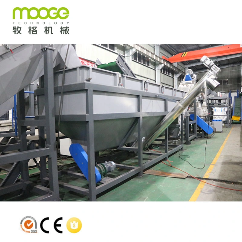 Factory Price Waste Hard Plastic HDPE/LDPE/Rubber/Lump/PVC Pipe/PP Drink Bottle Crushing Washing Line Recycling Machines