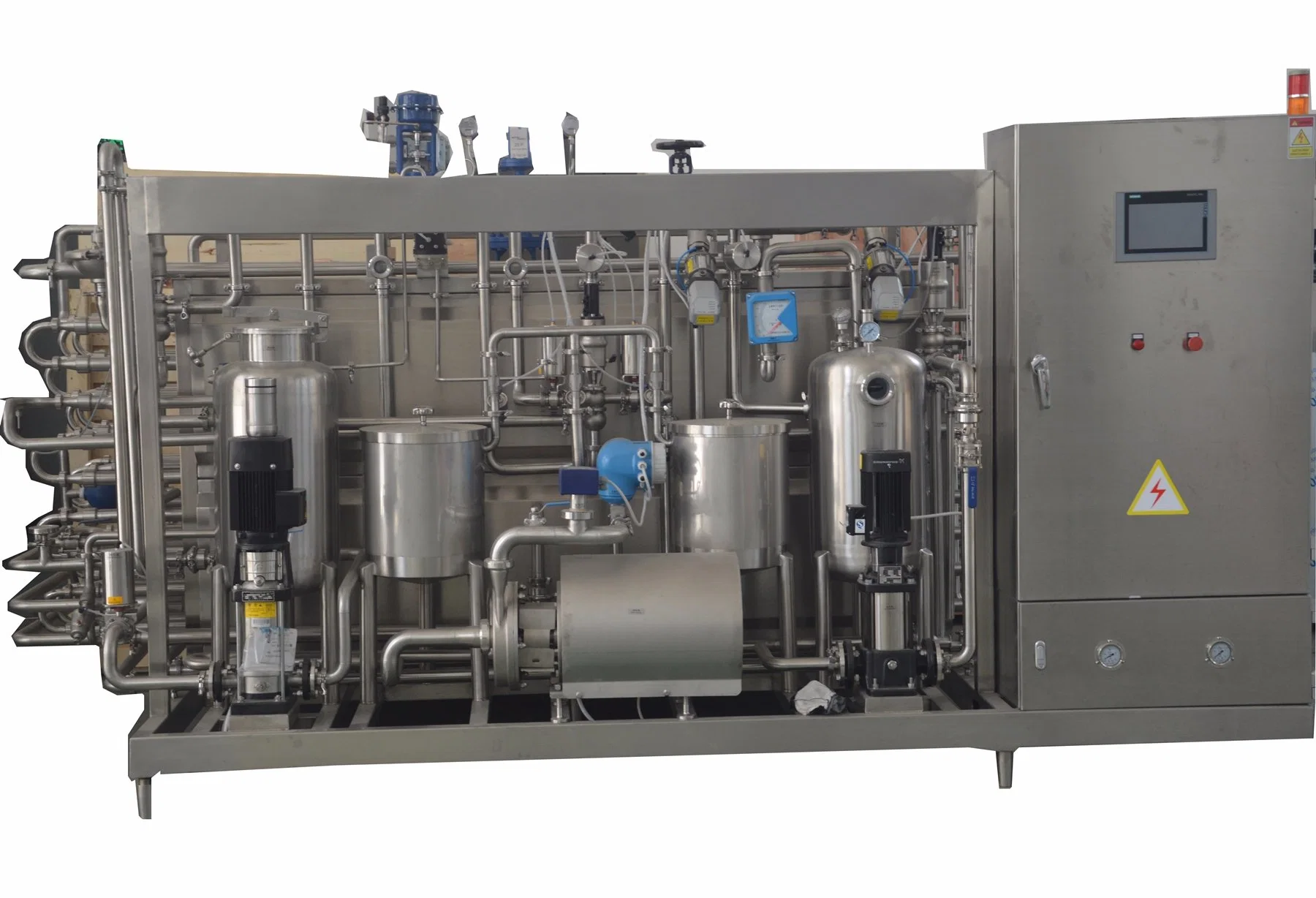 1000 Liters Per Hour Fully Automatic Control Tube Type Uht Sterilizer Machine for Milk Juice Tea Beverage Dairy Drink