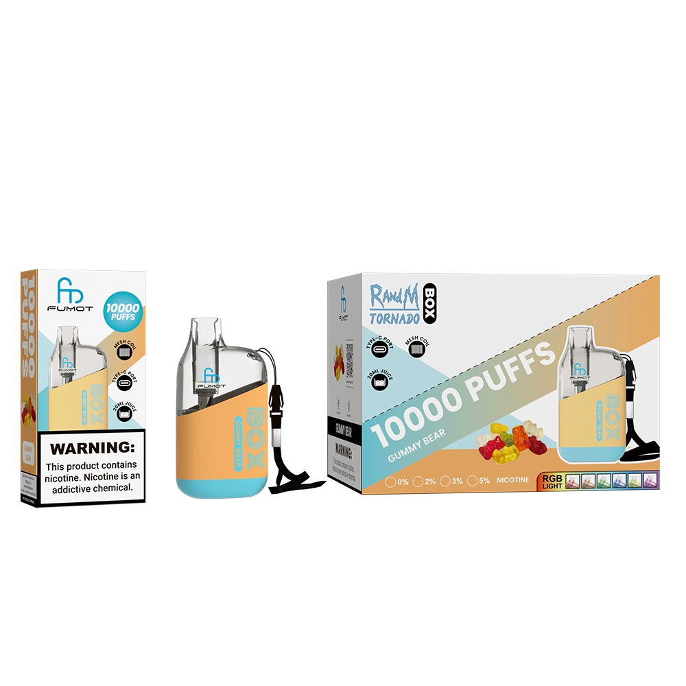 Distributor Einweg Vape Tornado Box Puffs E Zigarette wiederaufladbar