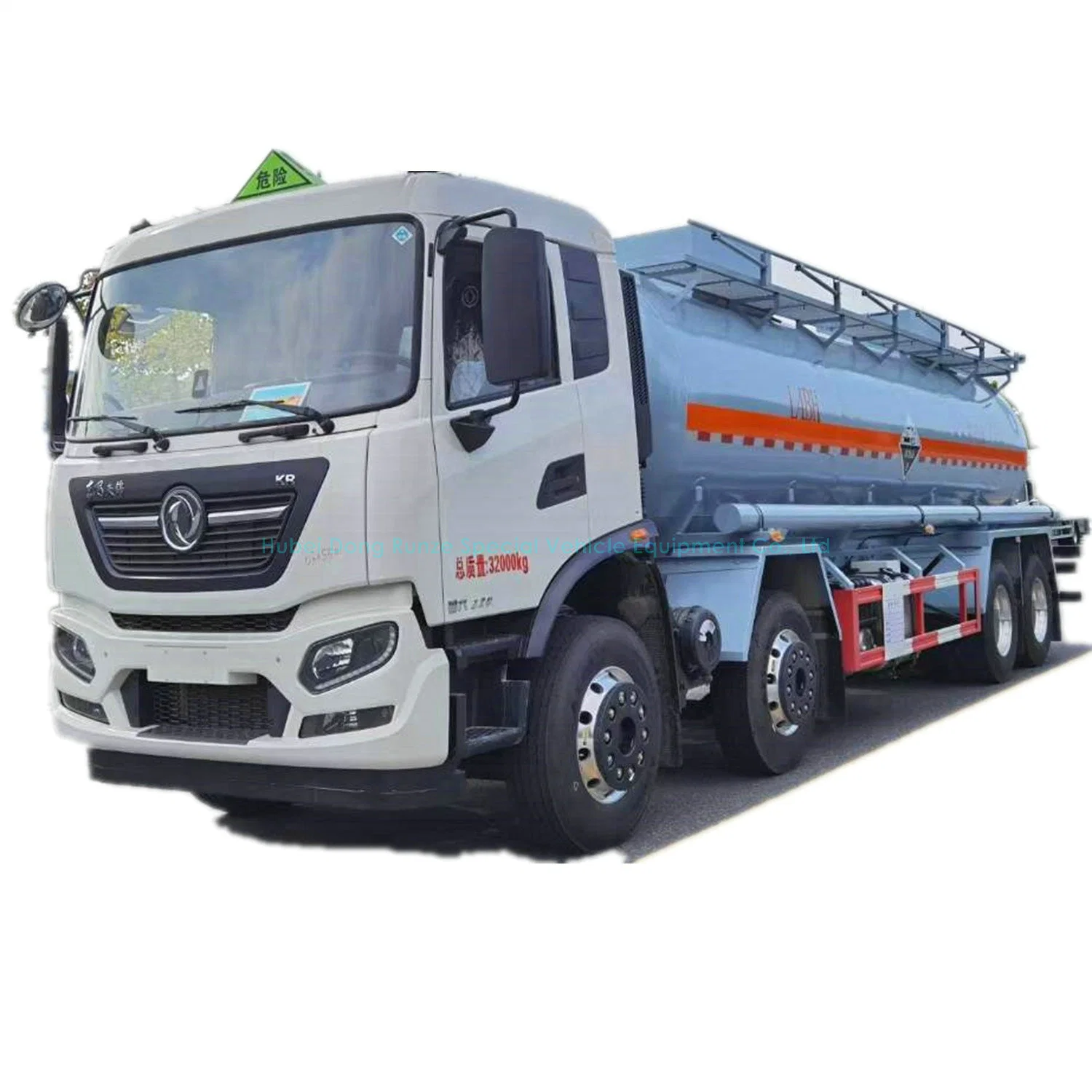 18-25ton Corrosive Articles Chemical Transport Muriatic Sulphuric Acid Hydrochloric Acid Bleach Tank Truck (18500Liters Q235 Steel Tank Lining LDPE 18-20mm)