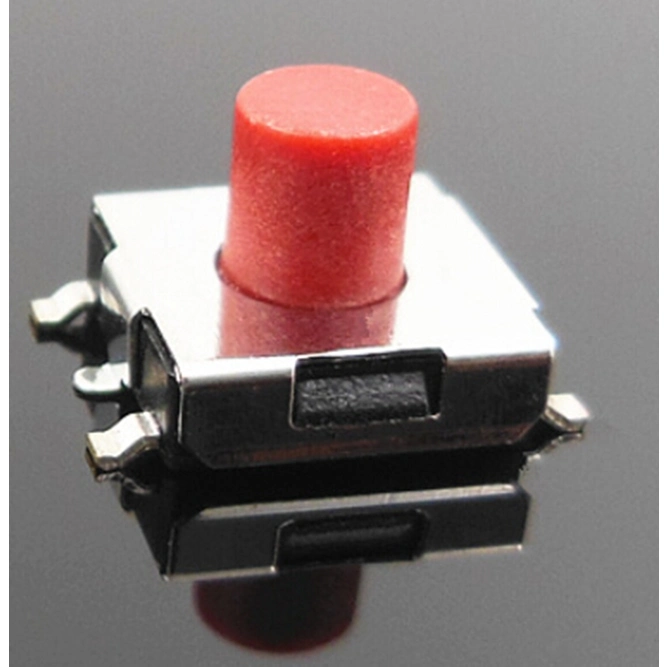 Interruptor de tacto SMD con 4,5*4,5 mm mango redondeado de 4 pines