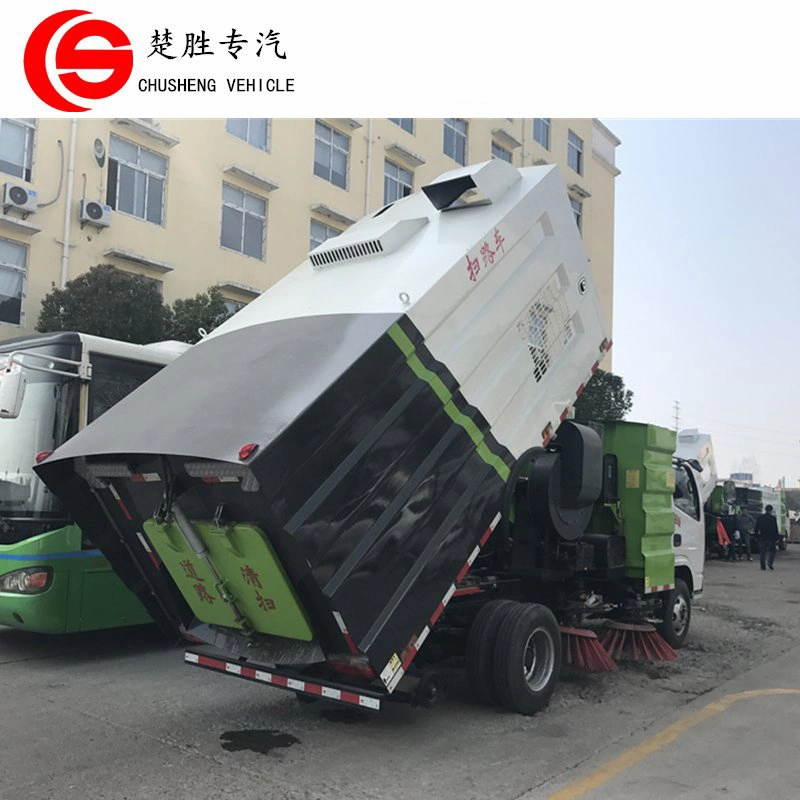 China 4X2 Small Vacuum Street Sweeper Truck Road Sweeping