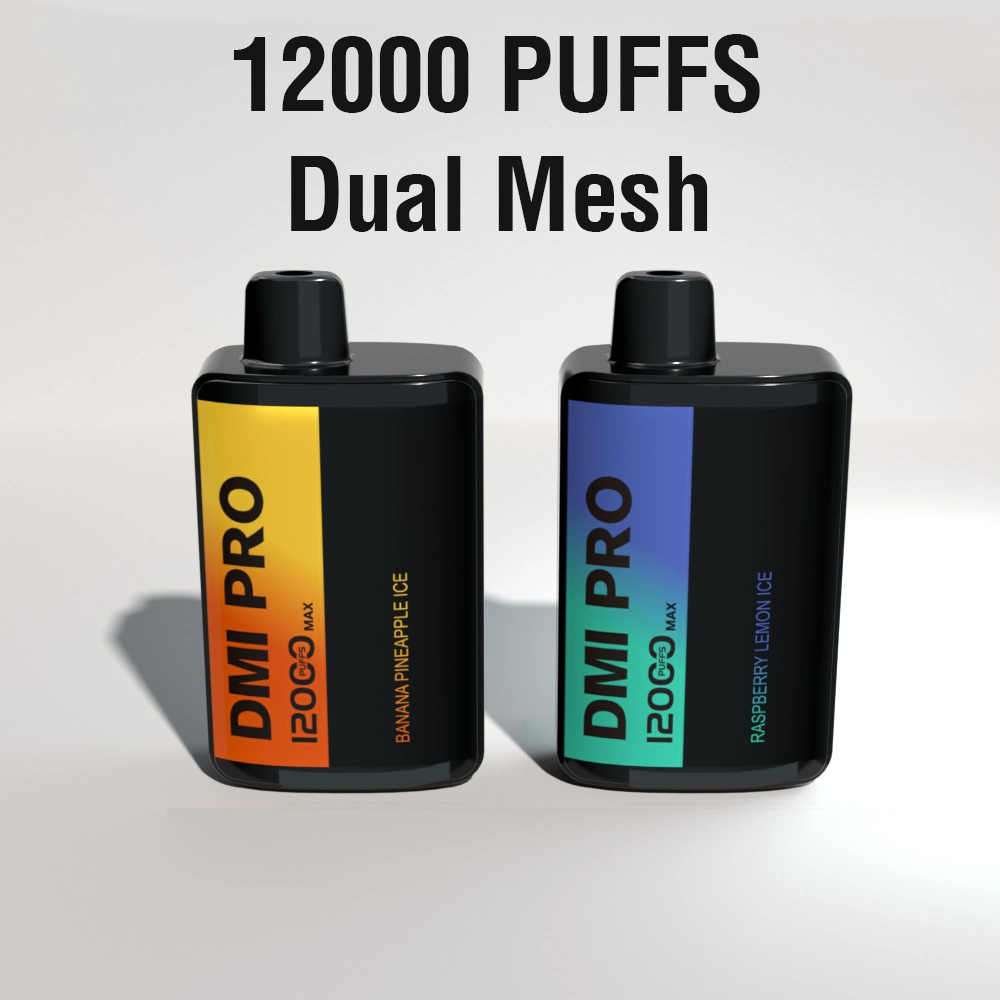 12000 puffs descartáveis, em forma de vape, com ecrã Smart Display, dupla malha Preço de fábrica da bobina