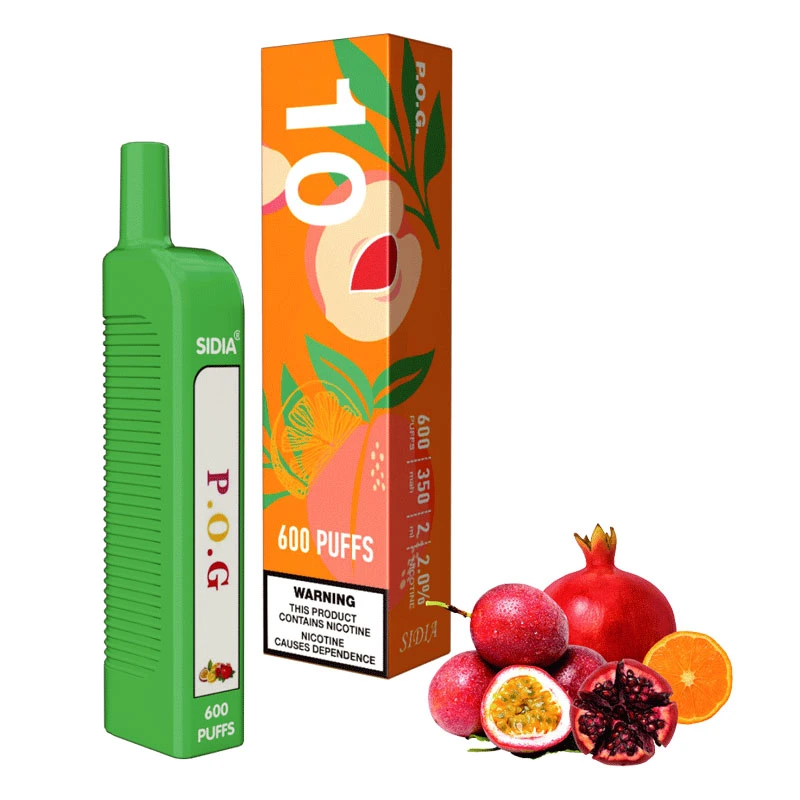 Highlight Sidiamini 600 Puffs 1.6 Ohm Disposable/Chargeable Vape of Passionfruit Mandarin Guava