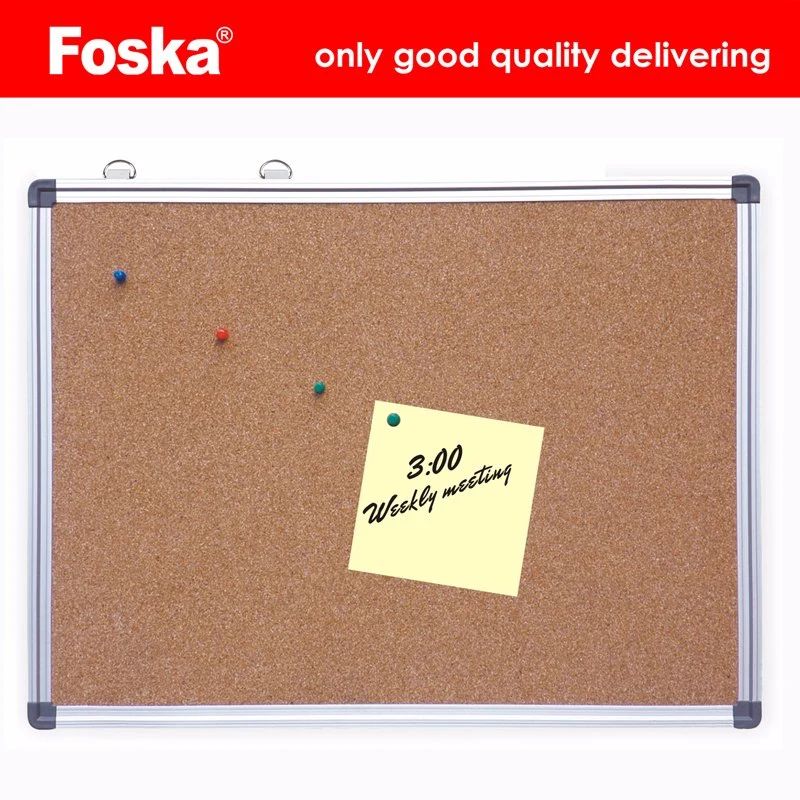 Foska gute Qualität Schule und Büro Aluminium Kork Board