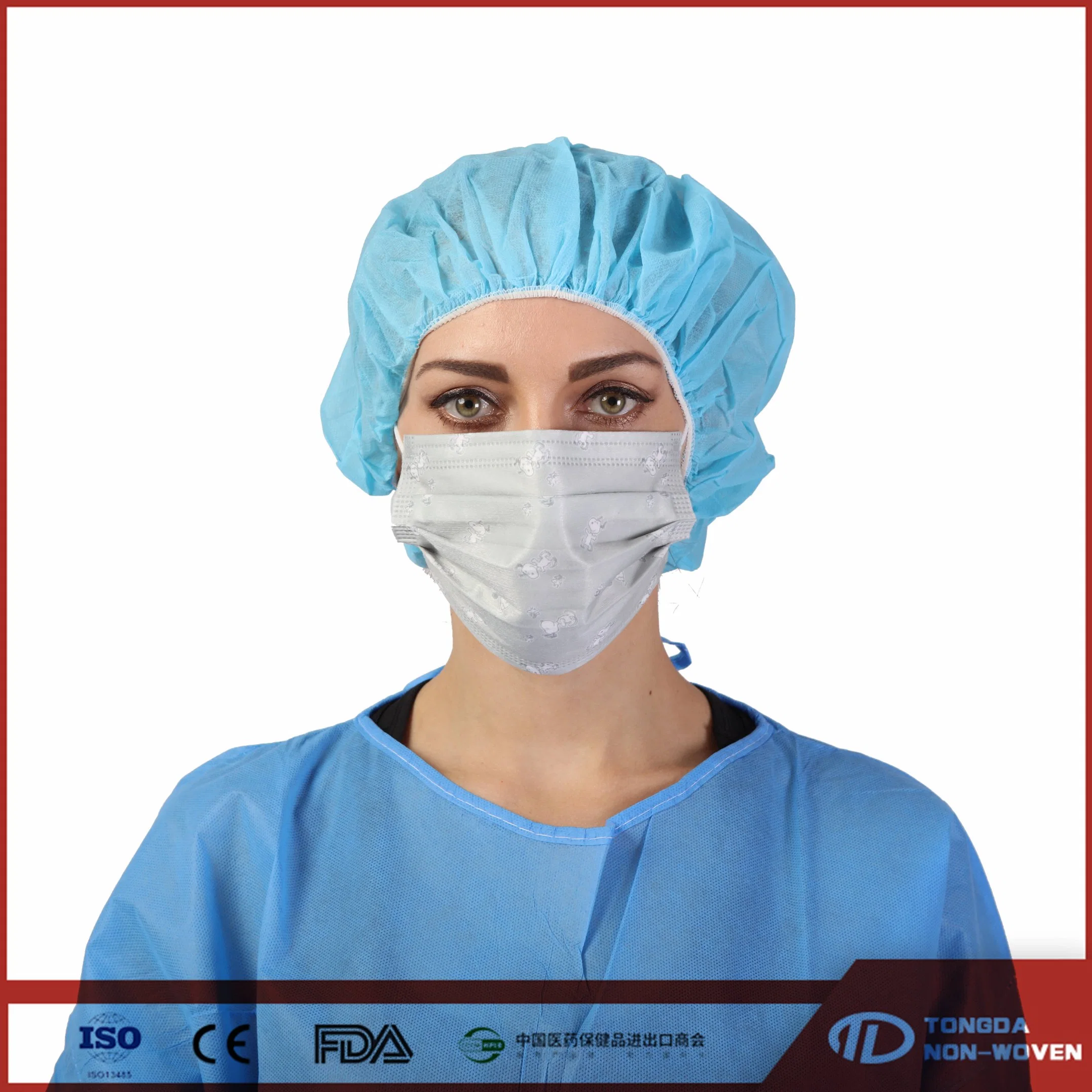 Meltblown Nonwoven Disposable Medical Daily Face Mask