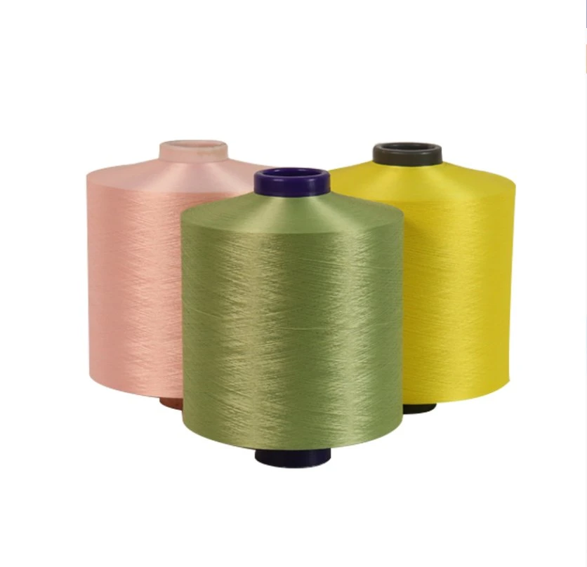 100% Polyester Weaving Yarn 75D/48f Color Sewing Thread Yarn