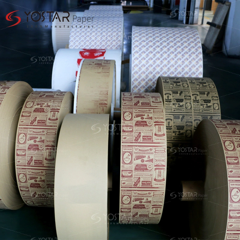 China Wholesale/Supplier Brown and White Kraft Roll Paper for Food Packaging