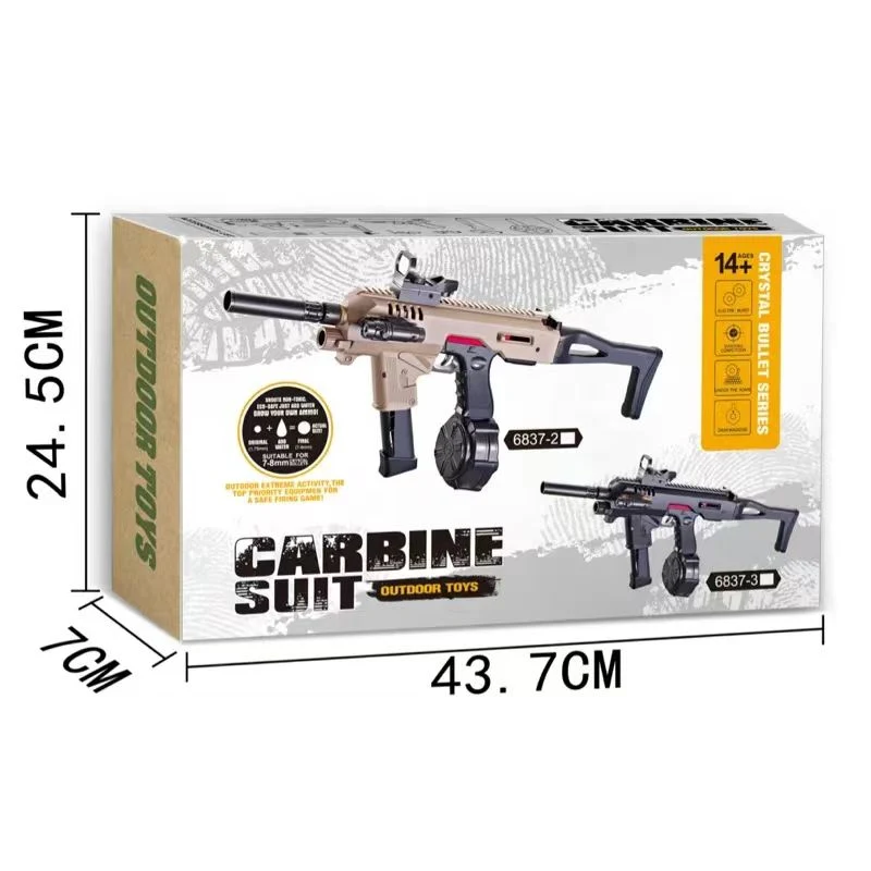 Ready to Ship Carbine Umrüstsatz Gel Ball Blaster Handbuch Automatische Spielzeugpistole Pistola De Hidrogel Geschenk Farbe Box Schwarz