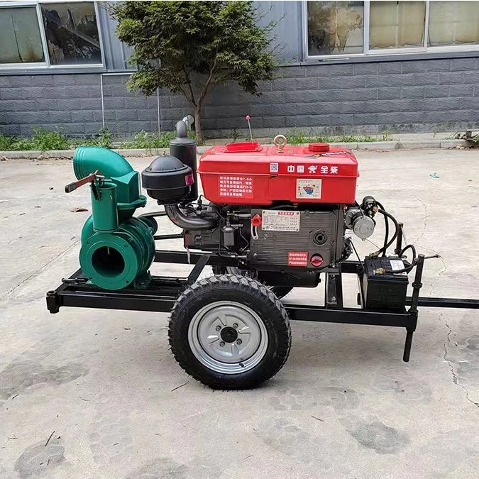 High Pressure Water Centrifugal Sewage Automatic Dewatering Single Cylinder Diesel Engine Pump