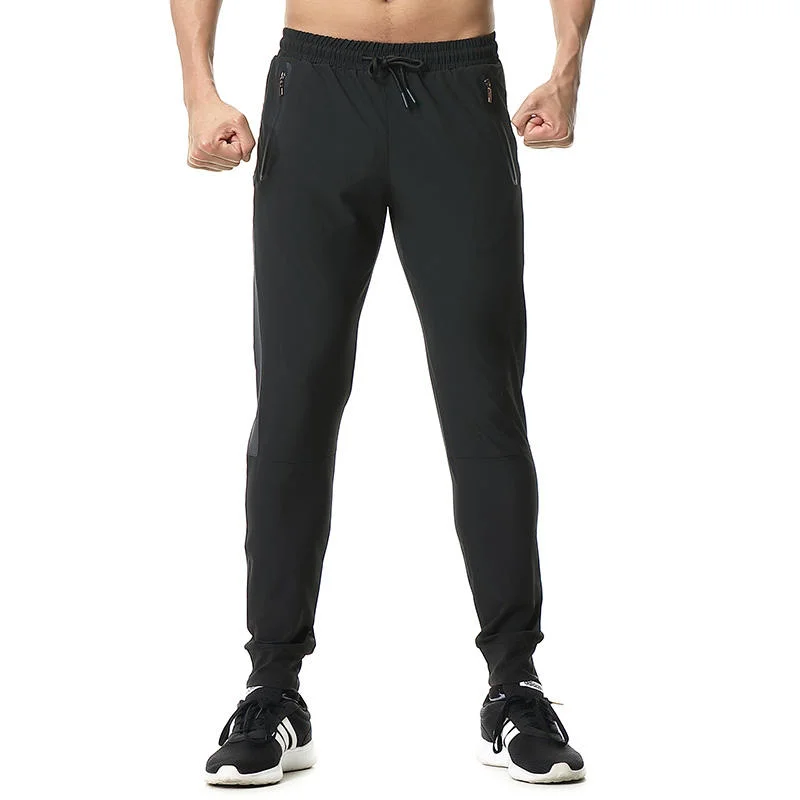 Hot Sale Fashion New Trend Men's Black Sports Plain Pants