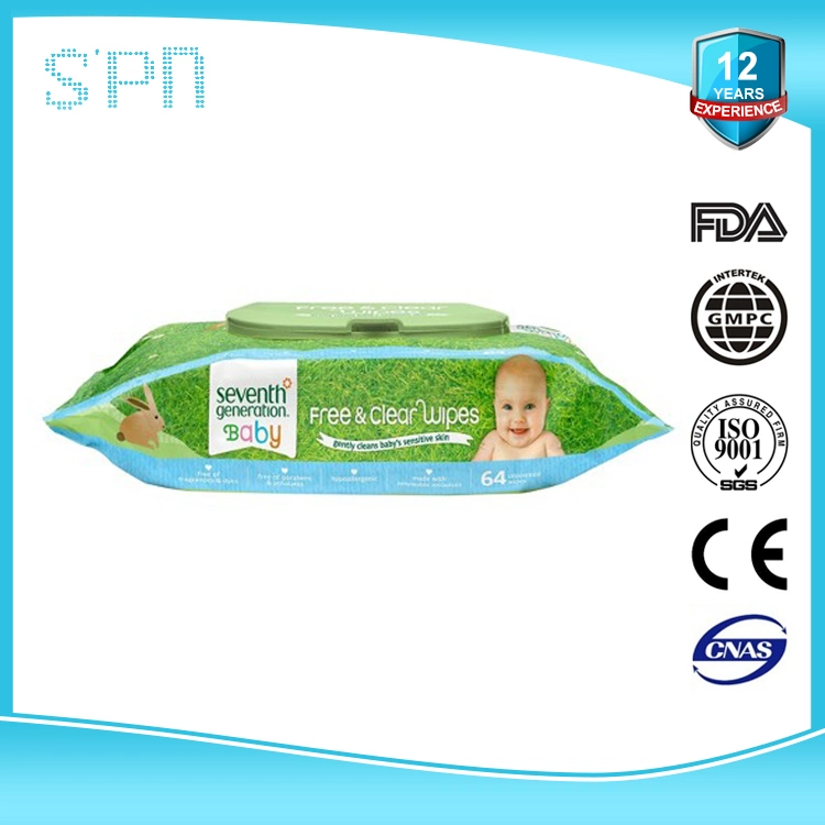 Special Nonwovens 2021 New Product Skin Care Pops up Like a Tissue Disinfect Soft Wet Non Alcohol Baby Wipe with Competitive Price