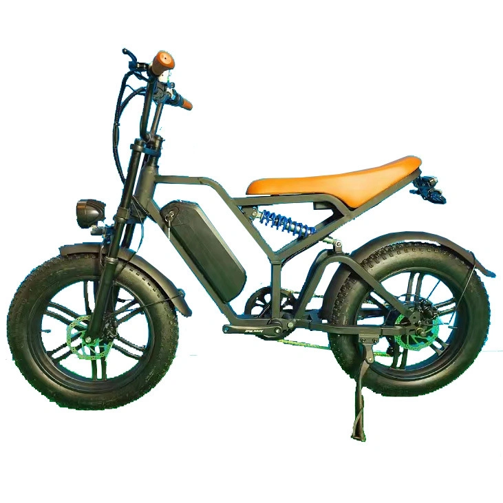 Power Full Suspension Hybrid E-Bike Ebike Fat Tire bicicleta eléctrica Bicicleta