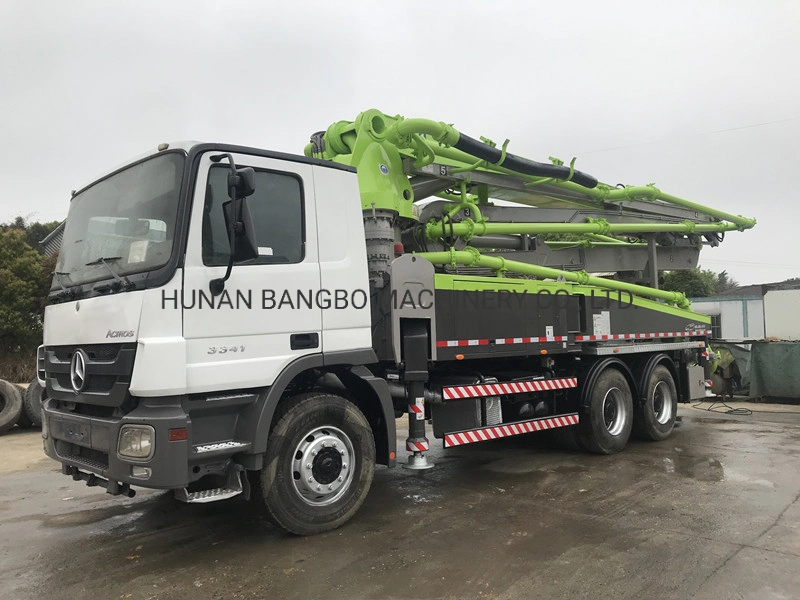 38m Baumaschinen Ausrüstung Beton Platzierung Boom verwendet LKW montiert Beton Pumpende Beton Pumpe Maschine