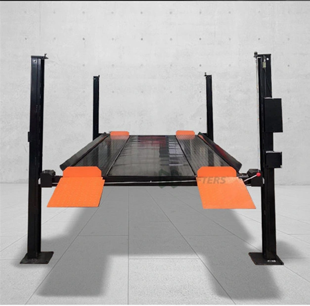 hydraulic 4 post double deck car lift automatic car parking system auto lift 2700kg capacity home garage equipment