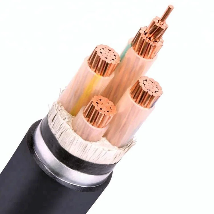 Los proveedores de cable de cobre puro blindados aislamiento XLPE Cable blindado de 4 núcleos de 25mm 120mm 240 mm