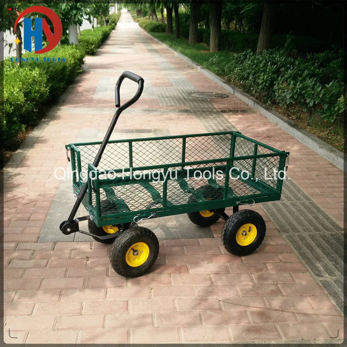 Tc1840A 300kgs Capacity Mesh Garden Tool Cart