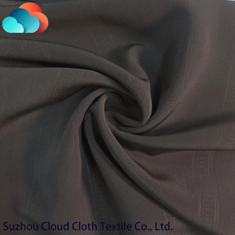 Plain Woven Imitation Silk Embossed Koshibo Fabric for Abaya Robe Fabric