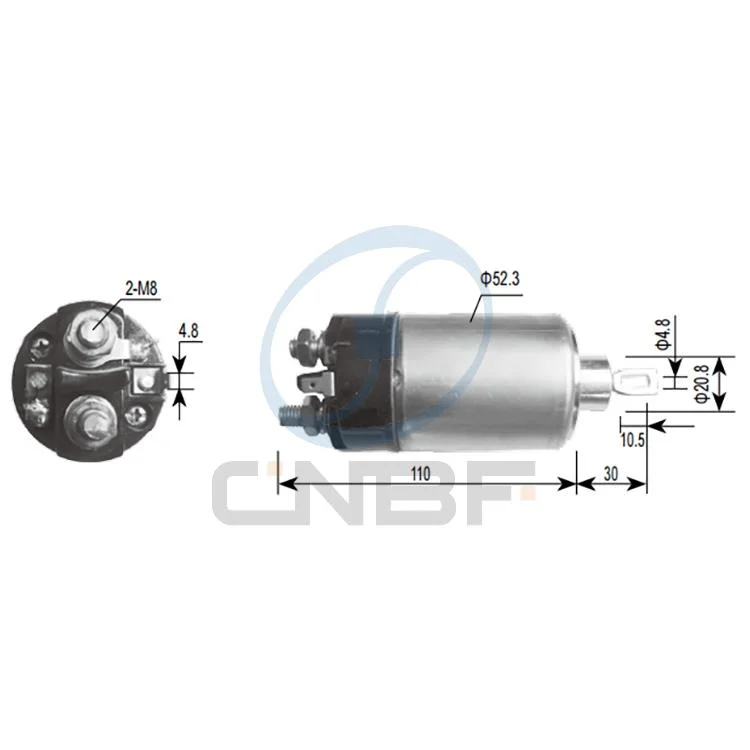 - Cnbf Arvorando Auto-Peças Sobressalentes 12V Interruptor Eletromagnético 0-331-302-106