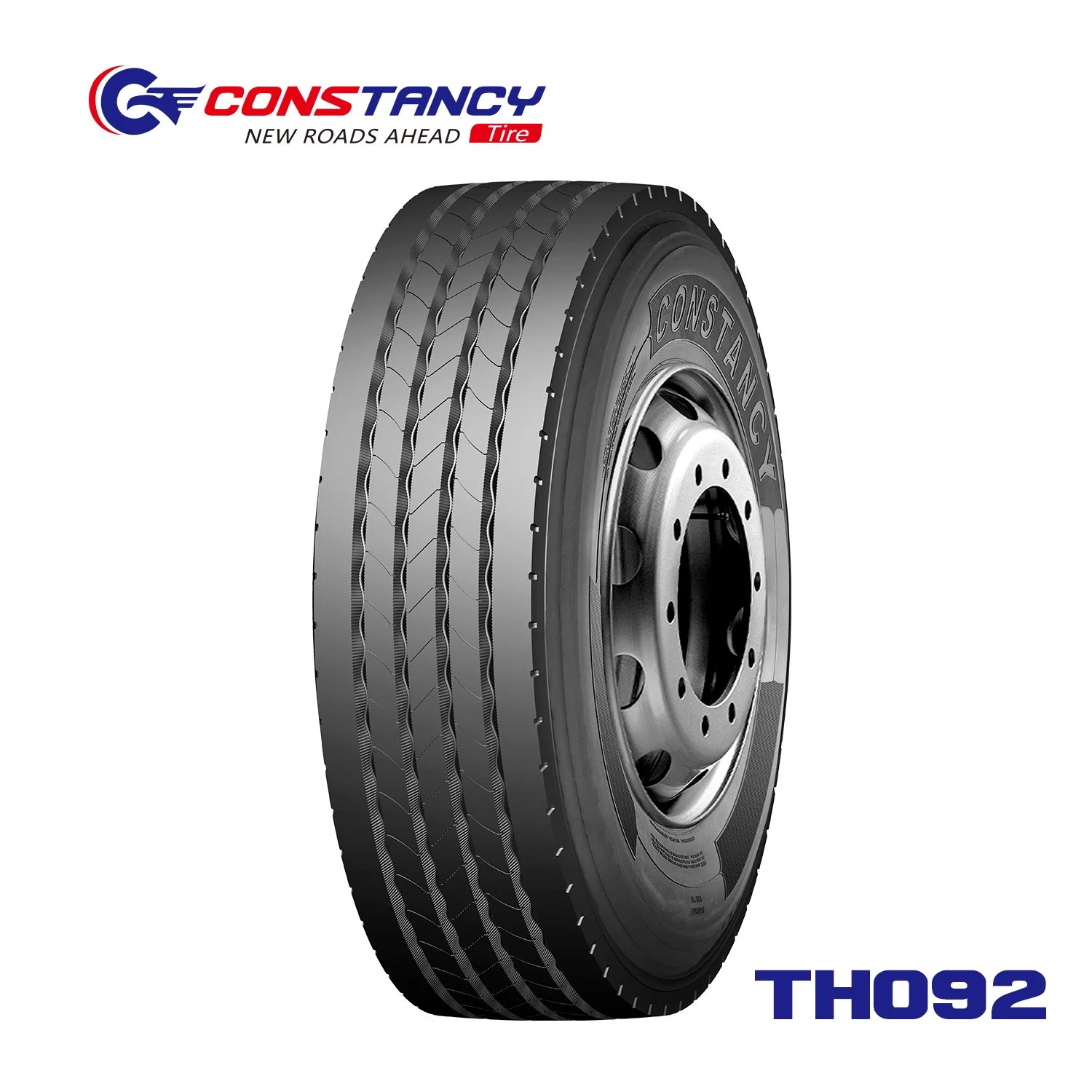 Constancy Truck Bus Tyre, TBR, Light Truck Tyre, Steer and Trailer Position Tyre Th092 12r22.5