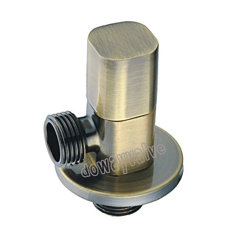 Polish and Chrome Plated Zinc Alloy Handle Brass Angle Valve