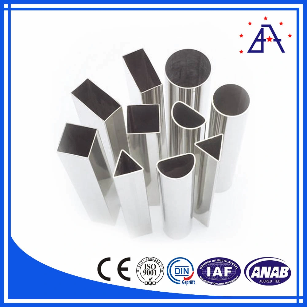 Square Aluminium Profile Rectangular Aluminium Tube