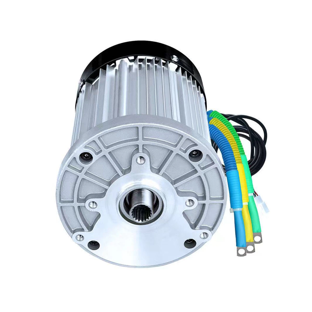 Roues à batterie électrique sans balais 48 V 60 V 72 V haute puissance Moteur de pilote de voiture moteur BLDC pour scooter de vélo Ebike