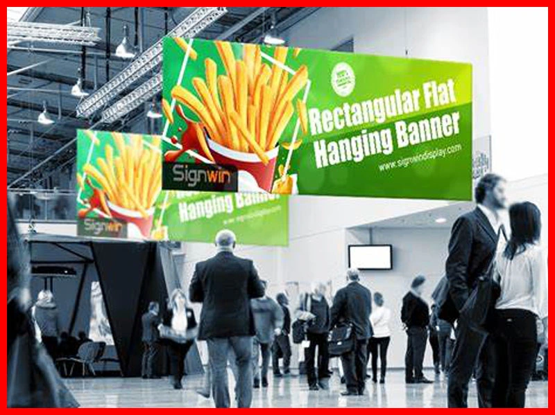 Indoor Solution Hanging Banner Double Side Print Blockout for Curtain 280GSM