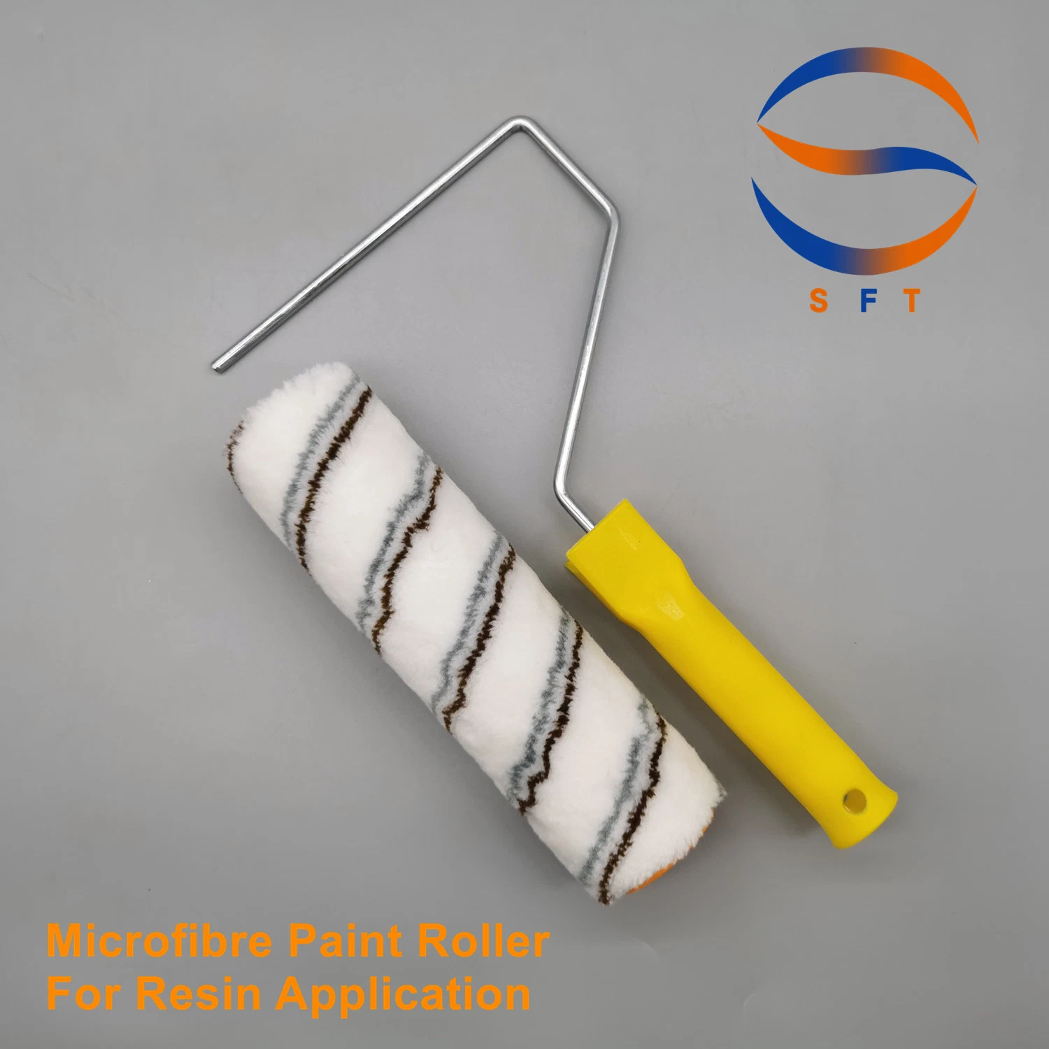 Microfiber Defoaming Drum Roller Brushes Hand Tool Set for FRP