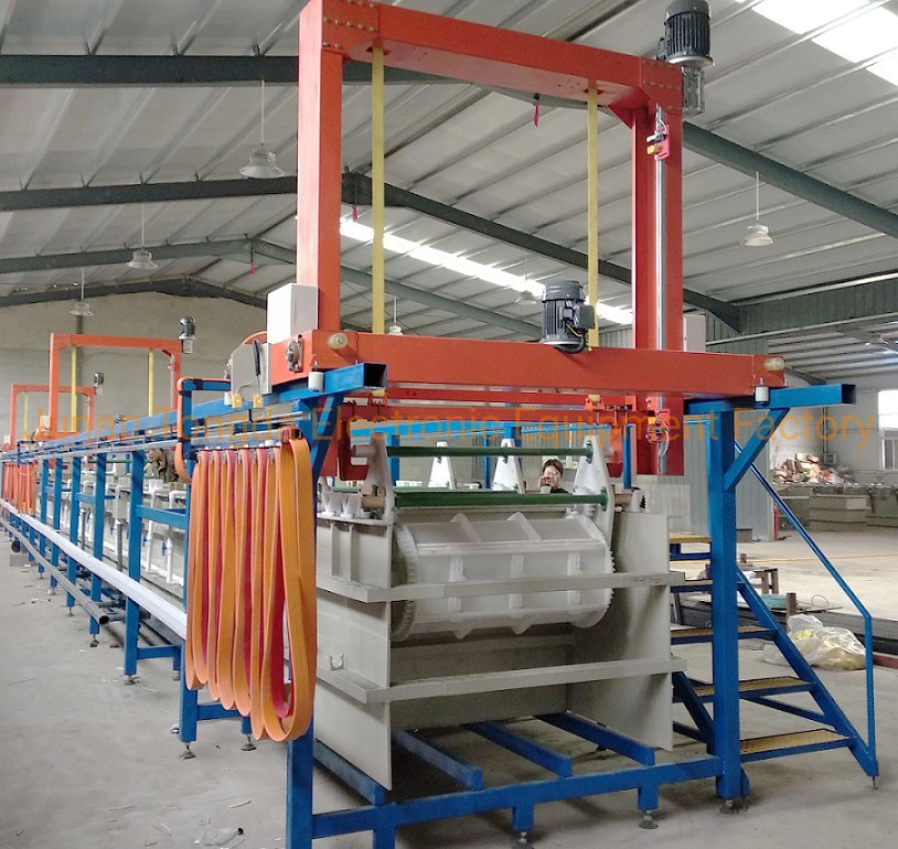 Metal Electroplating Machine with Barrel Acid Plating Equipment Nickel Plating Line